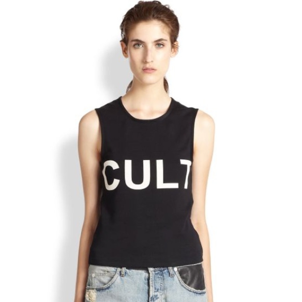 Alexander McQueen Cult Sleeveless T-shirt